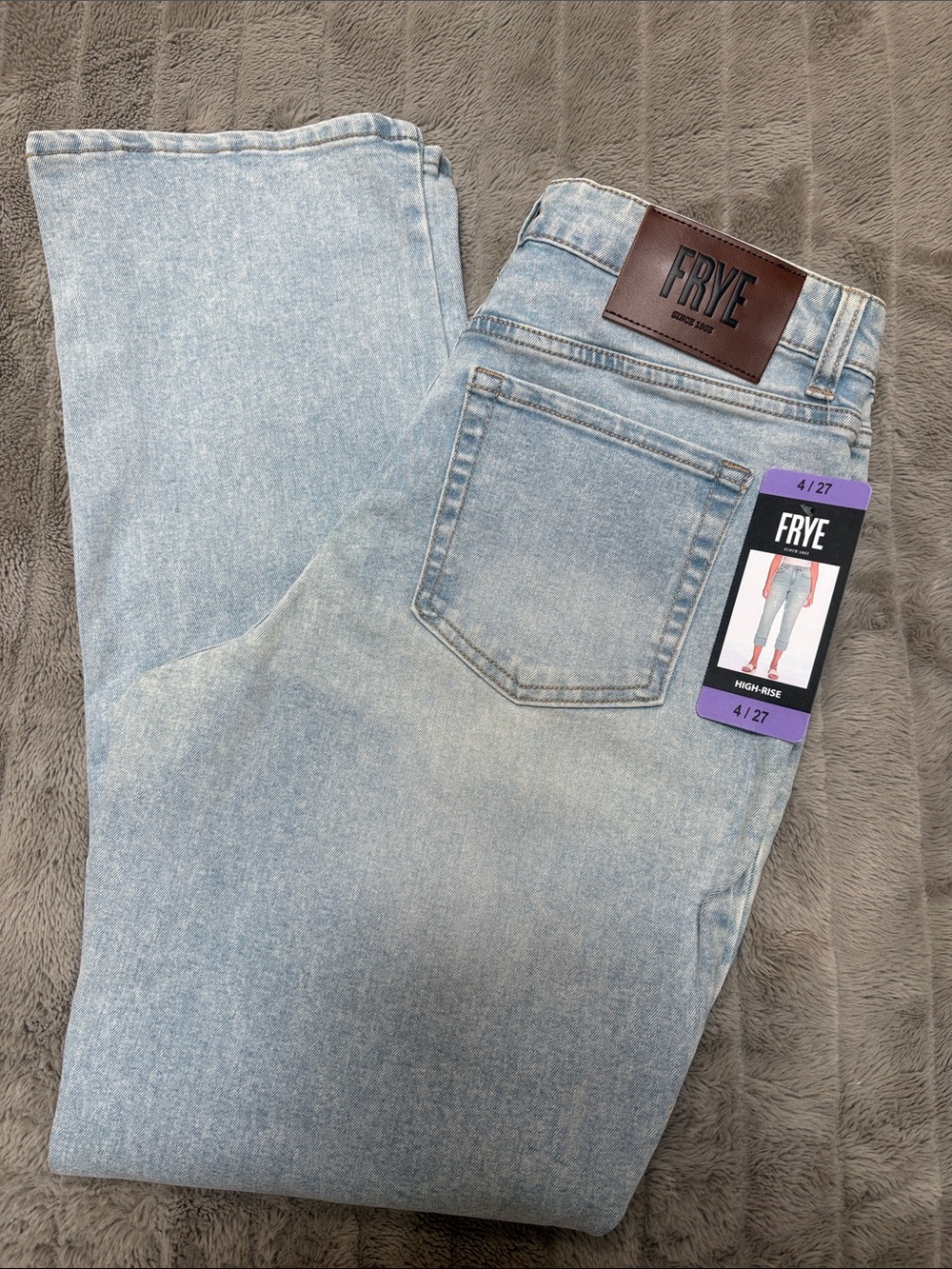 Frye Light Blue Cropped Ankle Jeans